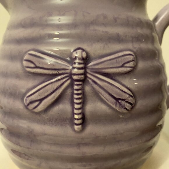 Lavender Teleflora Gift Dragonfly Vase, Flower Vase, Boho Home Decor - Picture 7 of 13